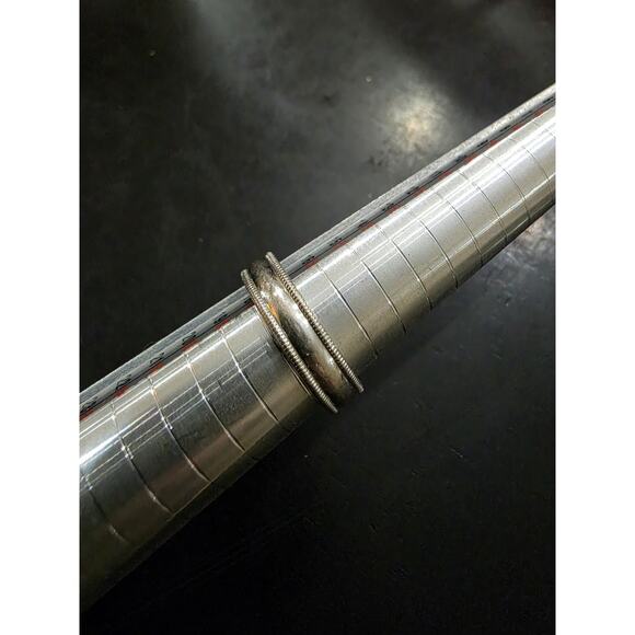 Plain Sterling Silver Ring Band Size 8 - Picture 1 of 3